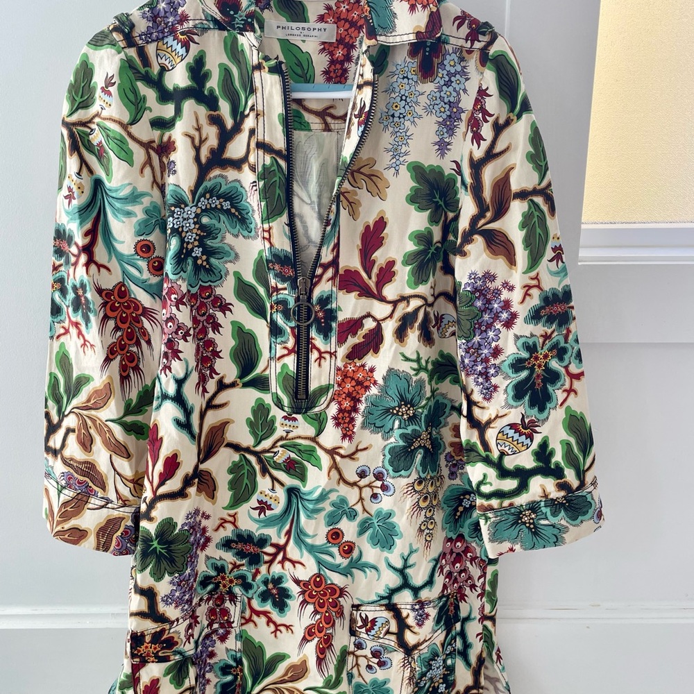 Philosophy di Lorenzo Serafini Multicolor Floral Dress